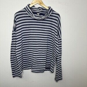 J. Crew striped sailor sweater navy and white‎ sweater Size Xxl